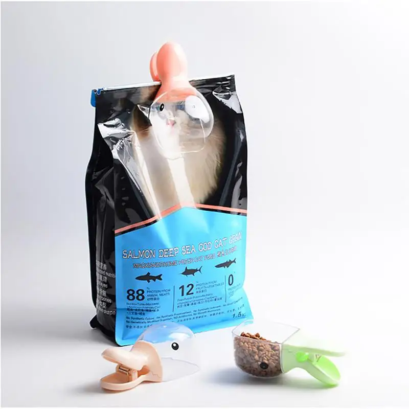 1 шт. милая мультяшная пластиковая ложка для кормления домашних животных пищевой