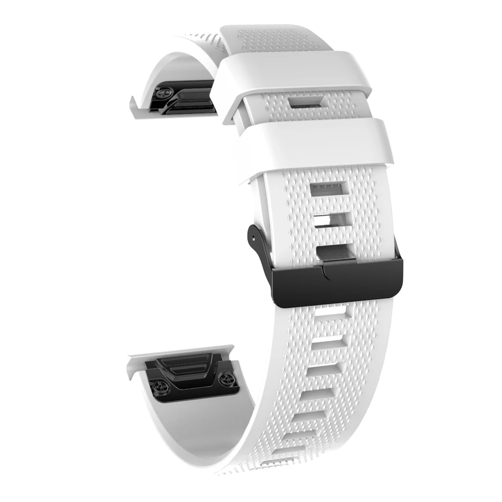 26mm Smart Watch Band Straps For Garmin Fenix 6X 5X Pro 3 3HR Quick Release Strap For Garmin Soft Silicone Wrist Straps Bracelet