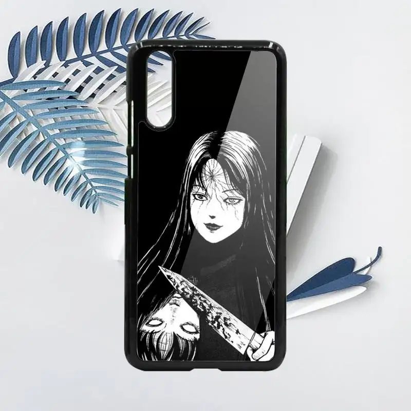 

Junji Ito Tees Horror Phone Case For Samsung galaxy S note 8 9 20 10 e lite2019 plus pro ultra Hard PC