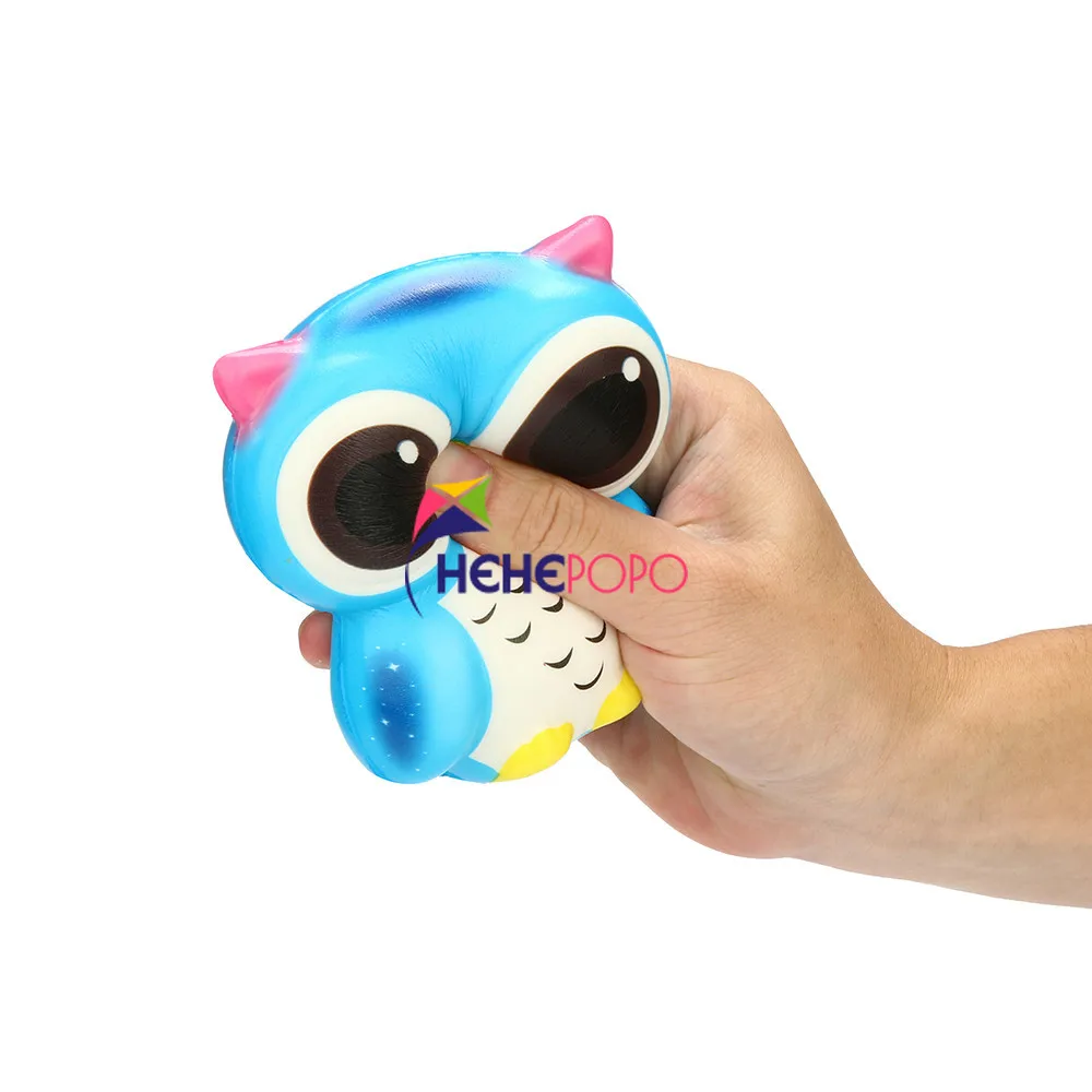 

Squeeze Toy Adorable Owl Squishy Slow Rising Cartoon Doll Cream Scented Stress Reliever Toys for Children Animal Squishy