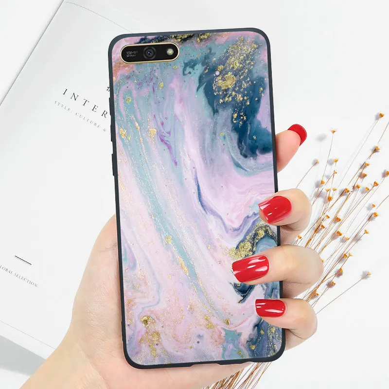 oo27 Яркий чехол huawei Y5 Y5 Y6 Prime Lite Y6 67 чехол Глянцевая задняя крышка для телефона Y5 чехол s - Цвет: oo27