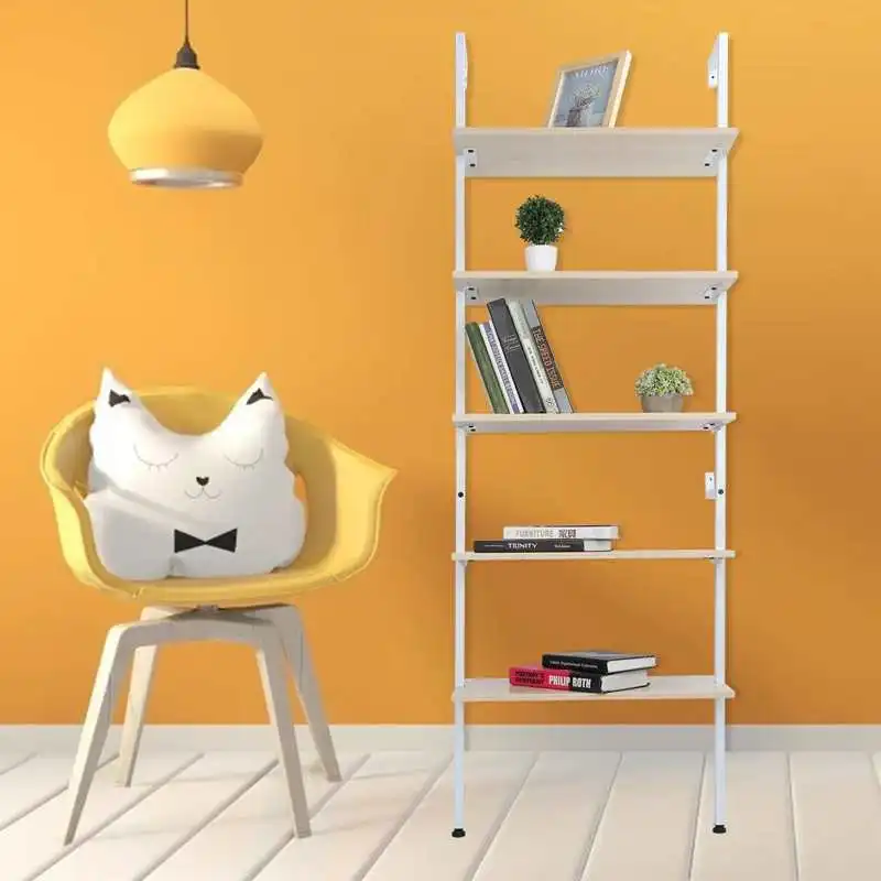 

5 Layer Office Bookshelf Open Office Kitchen Corridor Lobby Shelves for Home