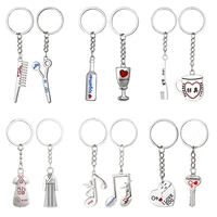 creative love hot sale couple combination love keyring alloy keychain lover pendant souvenir childrens gift valentines day