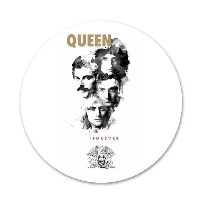 

58mm Queen Rock Group Icons Pins Badge Decoration Brooches Metal Badges For Backpack Decoration