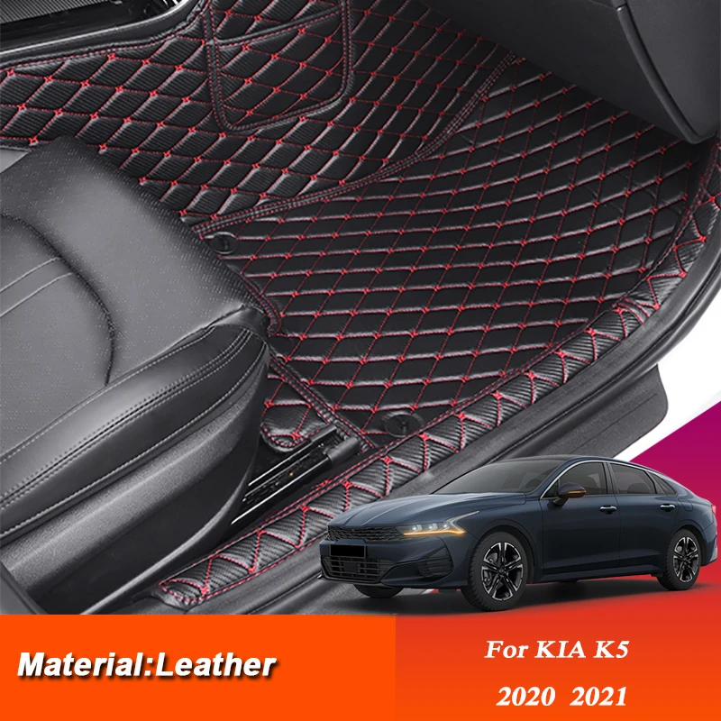 

Car Styling Custom Foot Mat For KIA K5 2020 2021 Leather Auto Cargo Liner Mat Pad Auto Internal Accessories