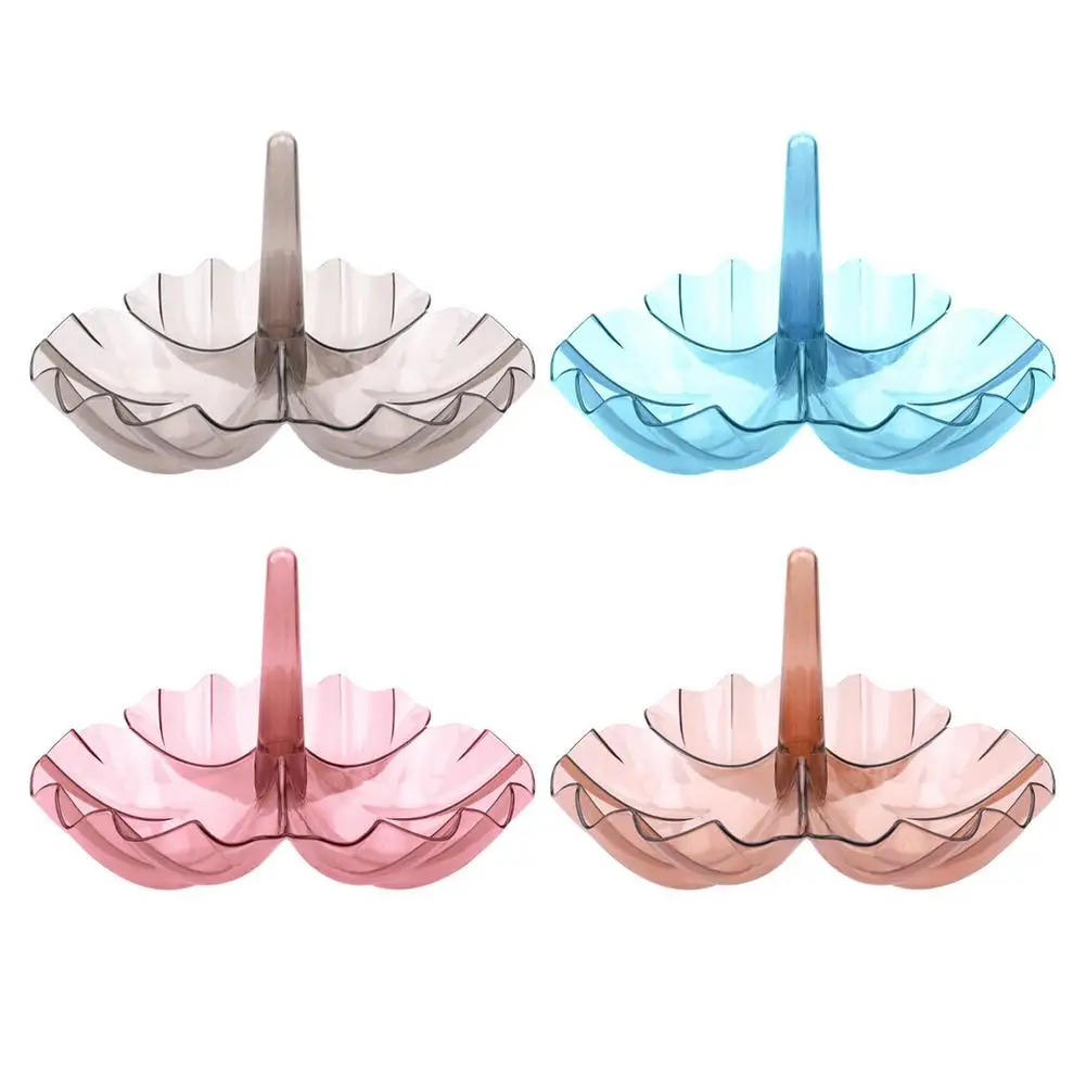 

Multi-layer Fruit Tray Snack Storage Plate Eco-friendly Candy Rack Party Food Serving Display Tray Kitchen Table Organizer Rack