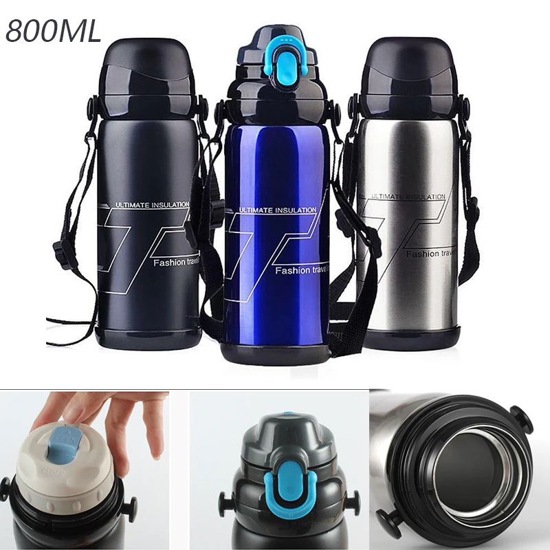 Термос из нержавеющей стали мужская спортивная чашка для путешествий на