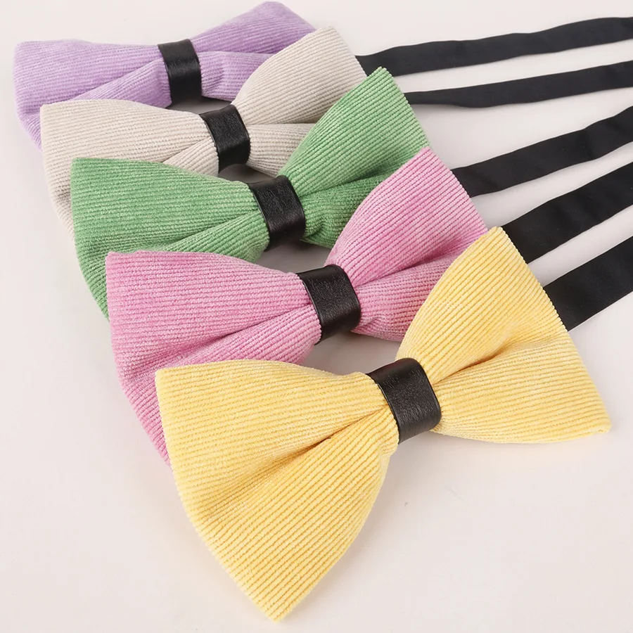 Linbaiway замшевые хлопковые галстуки для мужчин и женщин модные бархатные