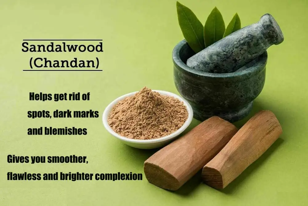 Порошок из сандалового дерева для ухода за кожей лица лечение рубцов после акне