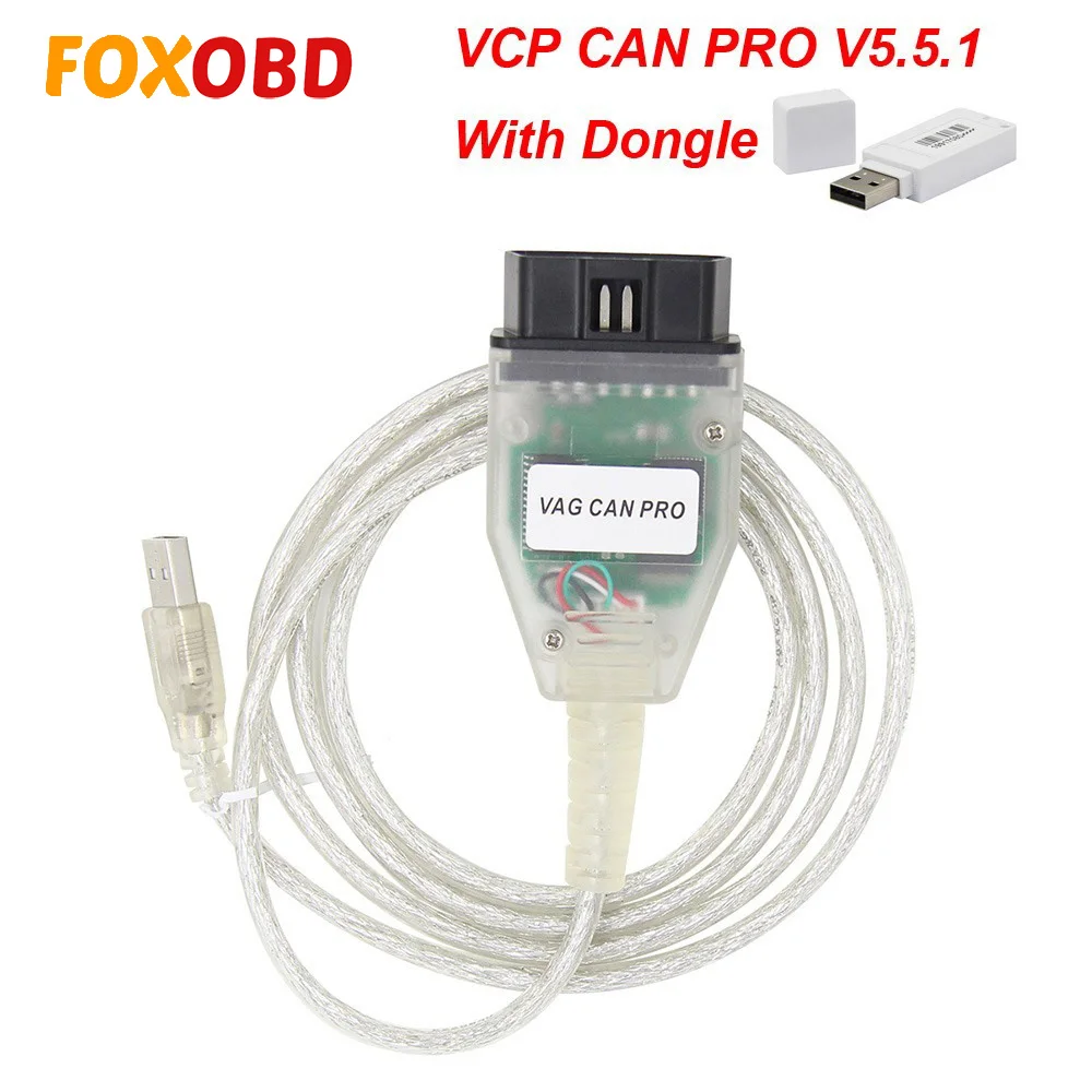 VAG CAN PRO VCP 5.5.1 FTDI BUS UDS K-line Pro OBD OBD2 Car Diagnostic Tool Auto Scanner Cable K line For PK ODIS | Автомобили и