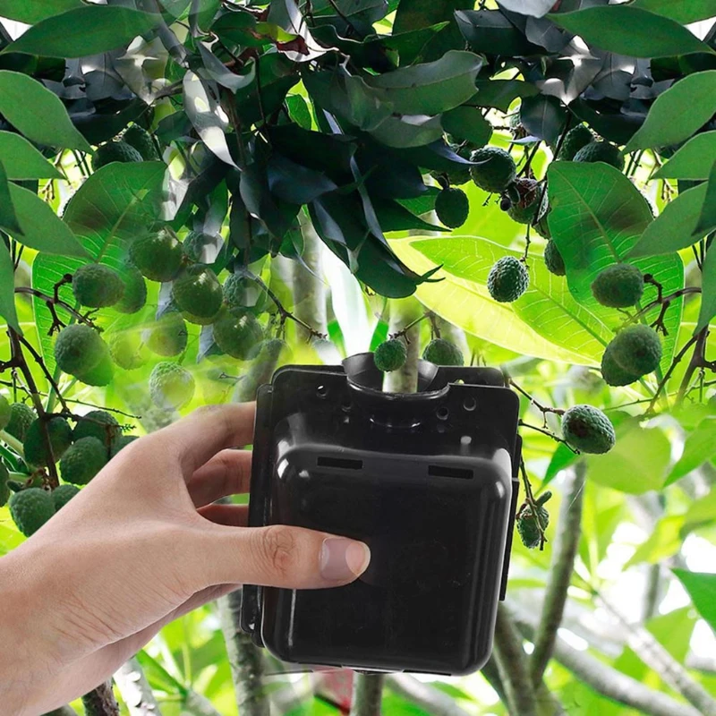 

10pcs Reusable Plant Rooting Device High Pressure Propagation Box Growing Grafting Breeding