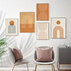 Boho Радуга постер с солнцем Ретро Арка холст картины абстрактные линии искусства печать холст Современная картина на стену для Гостиная Nordic домашний декор