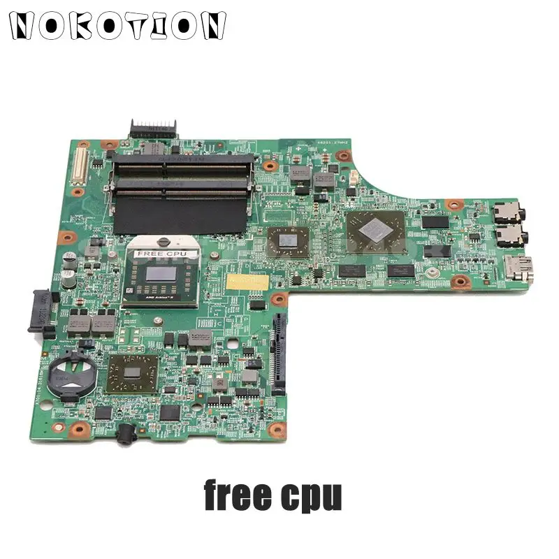 Материнская плата NOKOTION CN 0HNR2M HNR2M для ноутбука Dell Inspiron 15R M5010 материнская 48.4HH06.011 HD4650