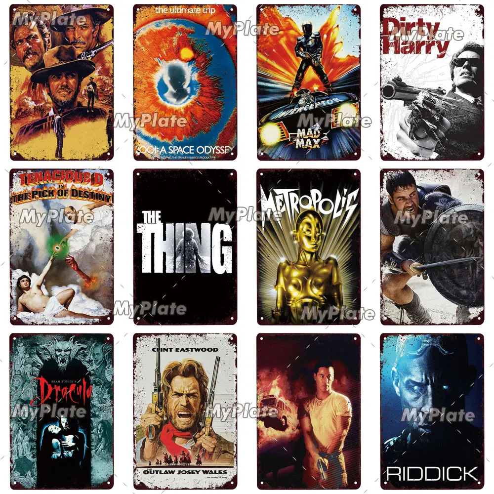 Плакат из старого фильма металлический знак ВИНТАЖНАЯ фотография Настенный