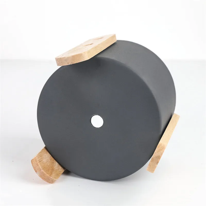 Скандинавский простой Макарон цветной цветочный горшок Железный Кашпо Горшок