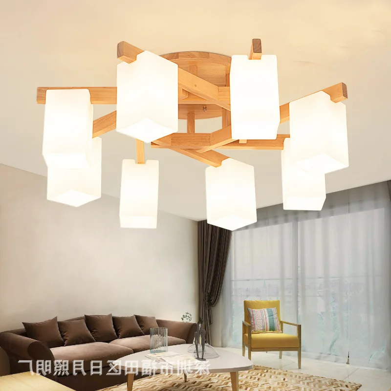 

Nordic Pendant Lights Wood Aluminum Lampshade Industrial Lighting Loft Lamparas Colorful Pendant Lamp E27 Base Light Fixtures