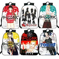 tokyo revengers school bags for teenager school backpack manjiro ken takemichi kids rucksack boys girls book bag 16inch