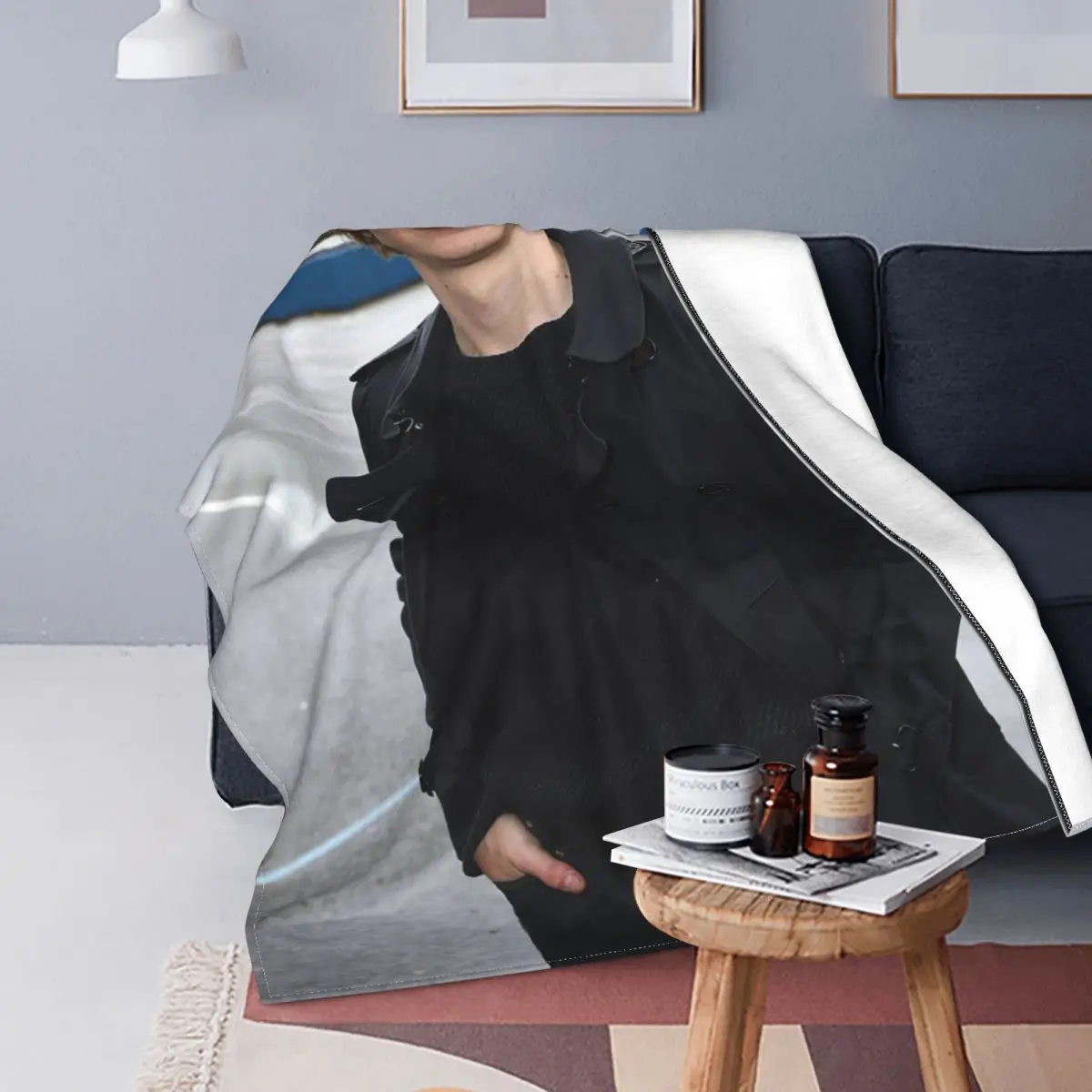 

Одеяло из кораллового флиса Thomas Sangster, флисовое легкое покрывало для спальни