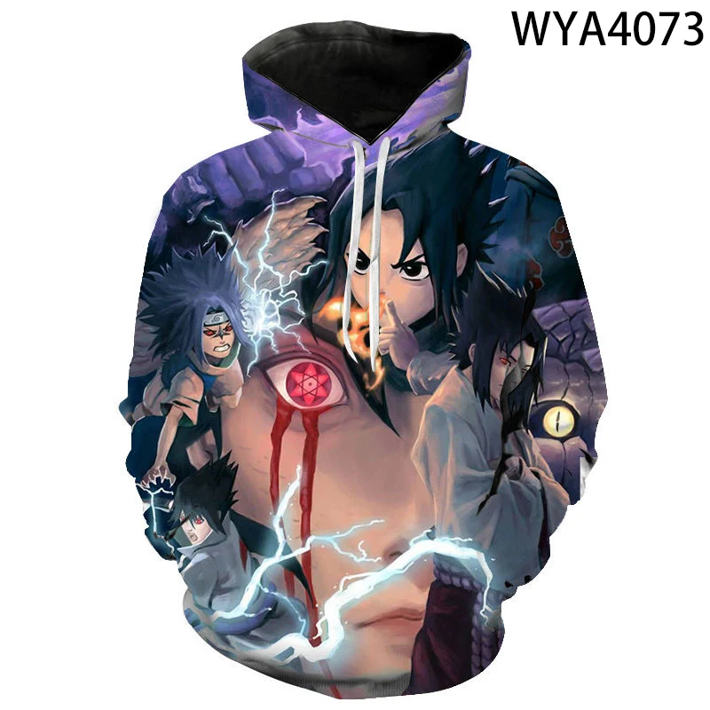 Толстовки с капюшоном для мужчин и женщин Детские свитшоты аниме удзумаки