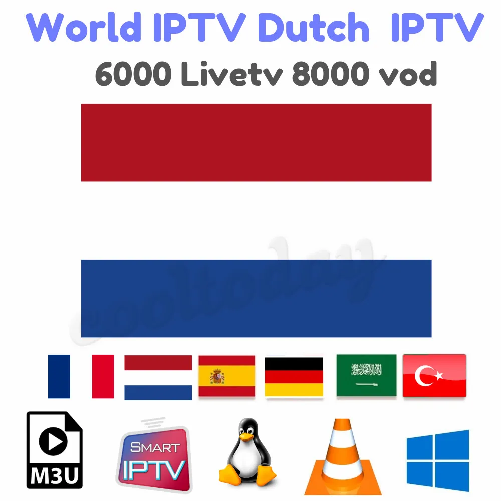 Ip tv Netherland голландская IP tv голландские каналы подписка 1 год Бельгия Швеция m3u для Smart tv Enigma2 android BOX