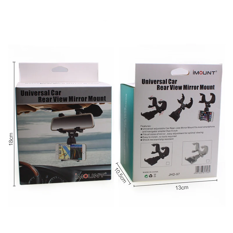 Автомобильный держатель для телефона на зеркало заднего вида подставка