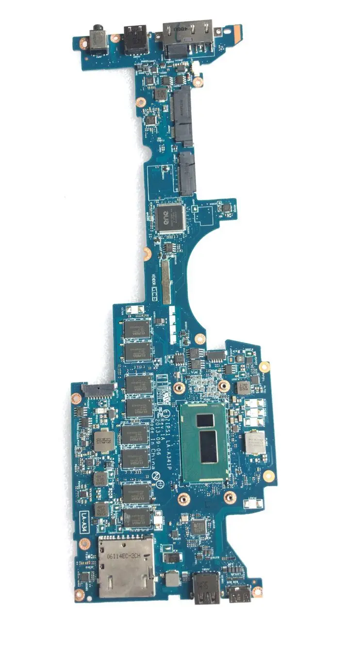 

KEFU ZIPS1 LA-A341P Motherboard For Lenovo Thinkpad YOGA S1 Laptop Motherboard 04X6417 CPU I7 4600U 4510U 8G RAM 100% Test