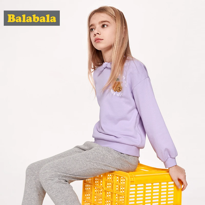 Весенний повседневный костюм для девочек 2019 хлопок новая детская одежда Большая