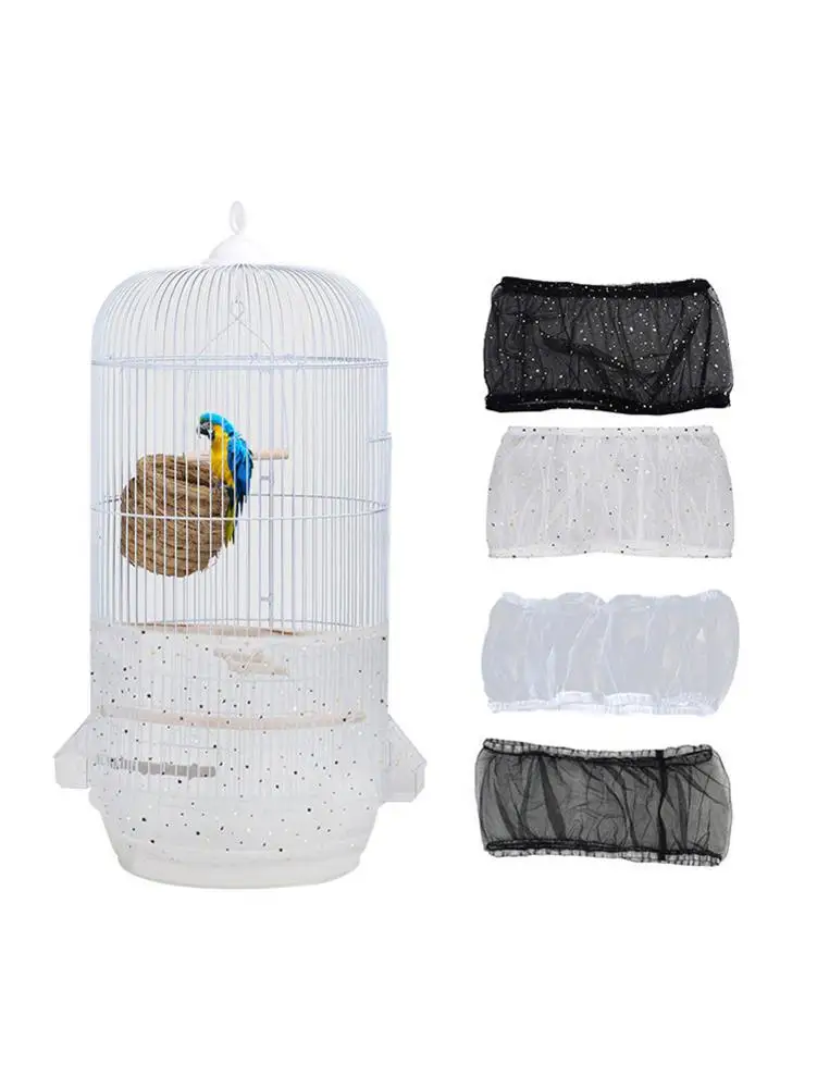 Новинка 2020 чехол для птичьей клетки пылезащитная нейлоновая сетка ловли семян