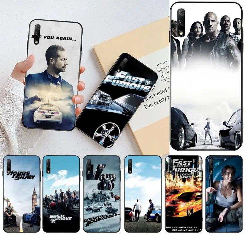 Мягкий чехол для телефона с пользовательским фото Пол Уокер Форсаж Huawei Nova 6se 7 7pro