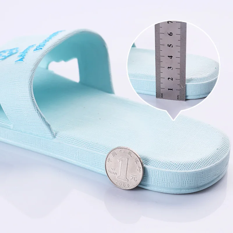 Новые летние тапочки для женщин дома Нескользящие мужской ванной комнаты обувь