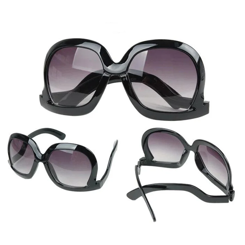 Европейские ретро роскошные солнцезащитные очки пластиковые с перевернутой