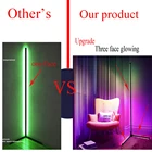 Атмосферу светильник ing современный торшер декоративные Дистанционное управление Светодиодный светильник RGB штатив углу Торшер для Гостиная