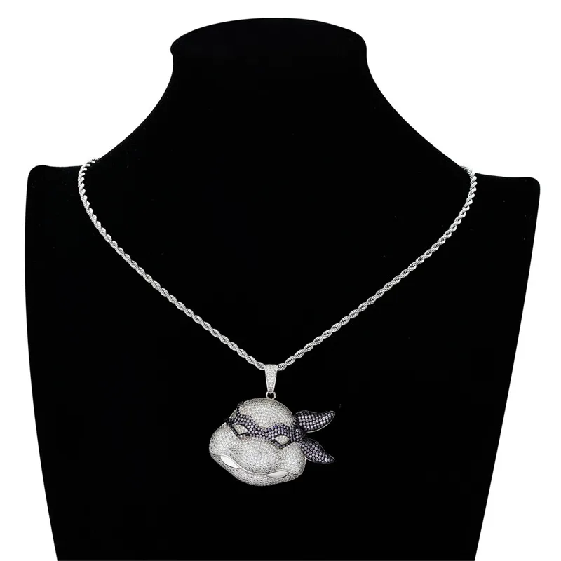 Ожерелье с кулоном в виде персонажей мультфильмов кубический цирконий