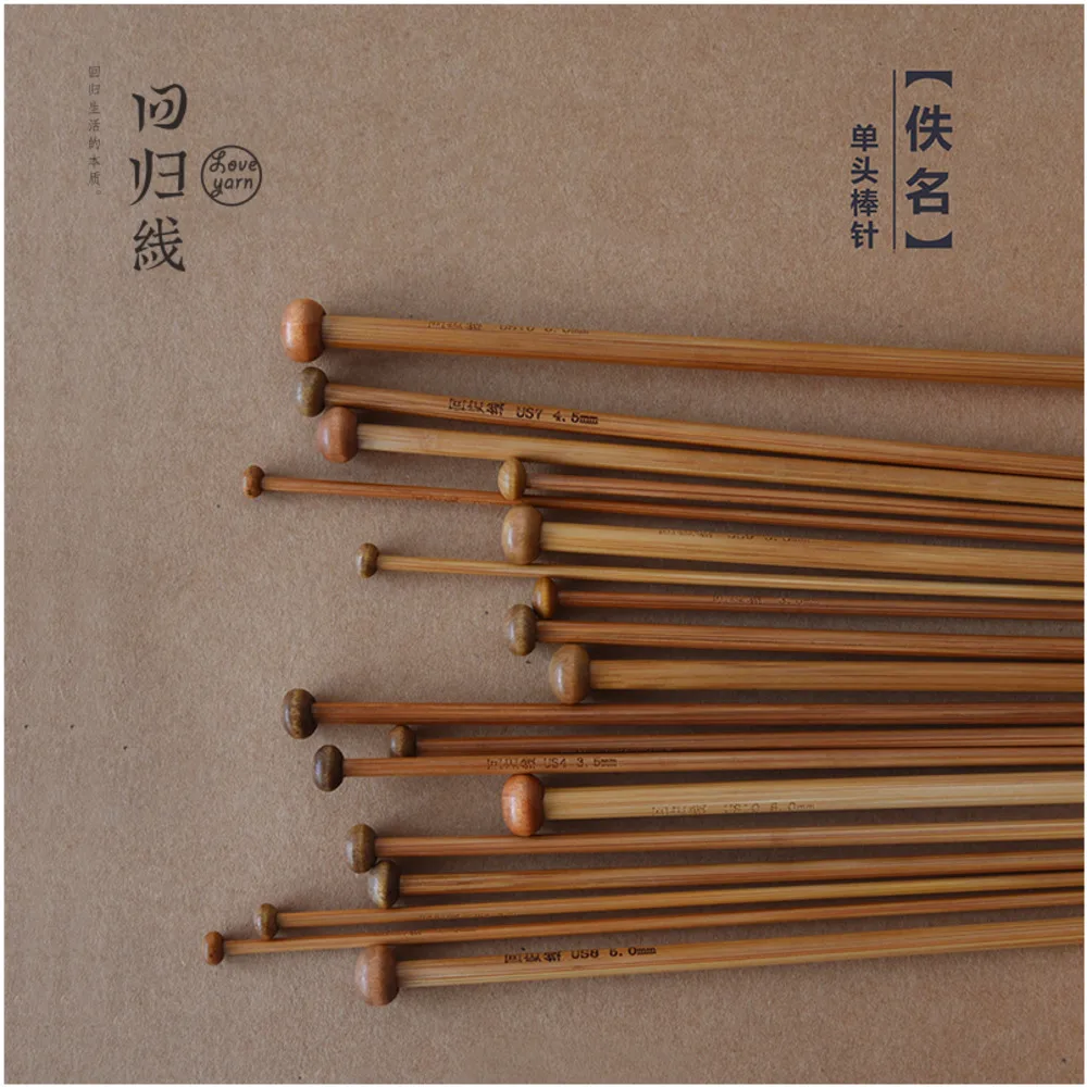 2 шт. DIY бамбуковый вязальный крючок ремесло инструмент для плетения трикотажный