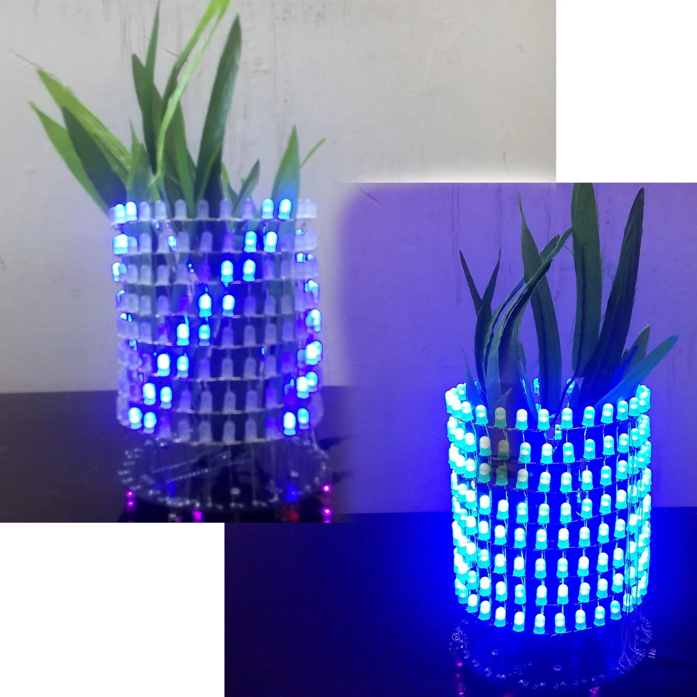 Электронный СВЕТОДИОДНЫЙ светильник сделай сам куб цилиндр набор для подсчета