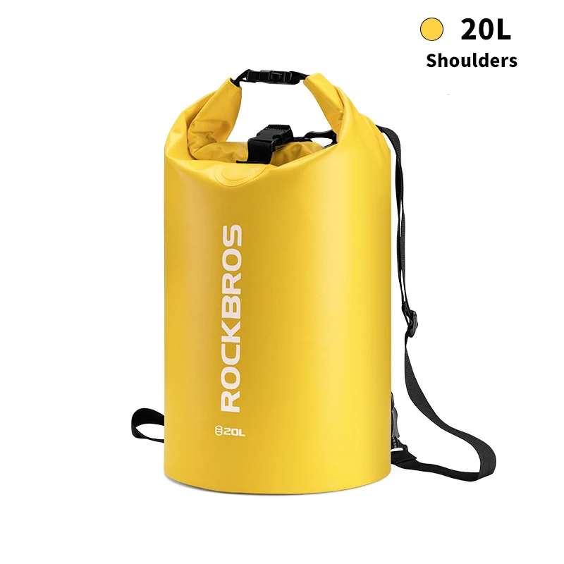 20L ROCKBROS 40L спортивная сумка для плавания, водостойкий рюкзак из ПВХ, модные сумки для женщин и мужчин, Спортивная уличная походная сумка на плечо, складные сумки - Цвет: 20L