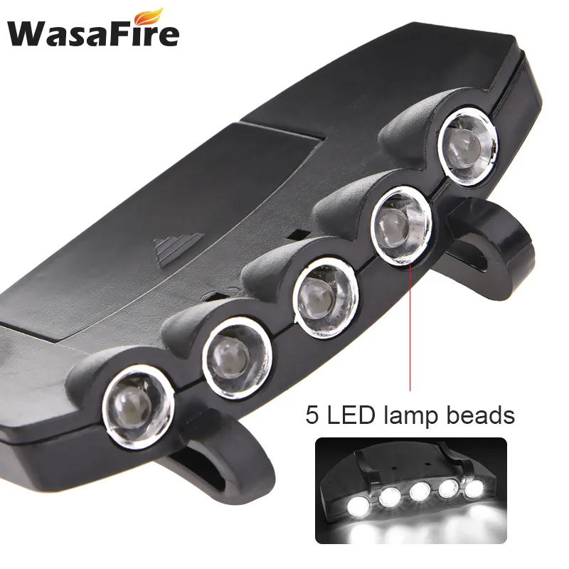 Суперъяркий головсветильник фонарь с 5 светодиодами водонепроницаемый Головной