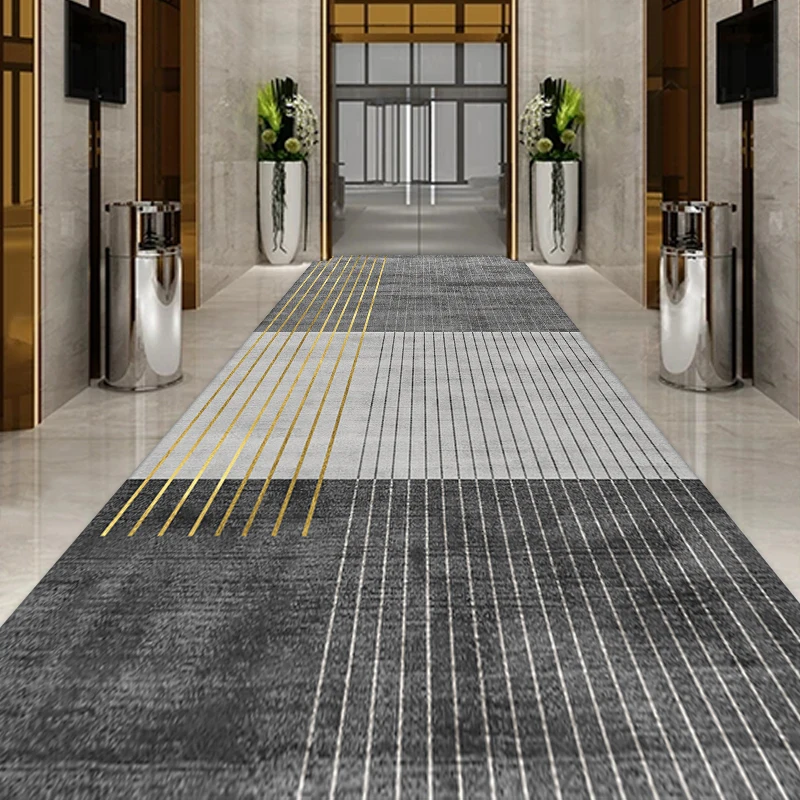 

Modern Simple Entrance Hallway/Corridor Carpet Nordic Geometric Home Hotel Long Aisle Rugs Living Room Carpets Bedside Stair Mat