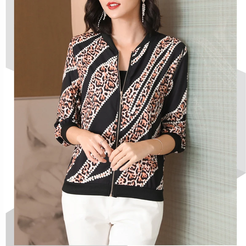 Куртка Женская Базовая на молнии с длинным рукавом модный тонкий короткий пиджак