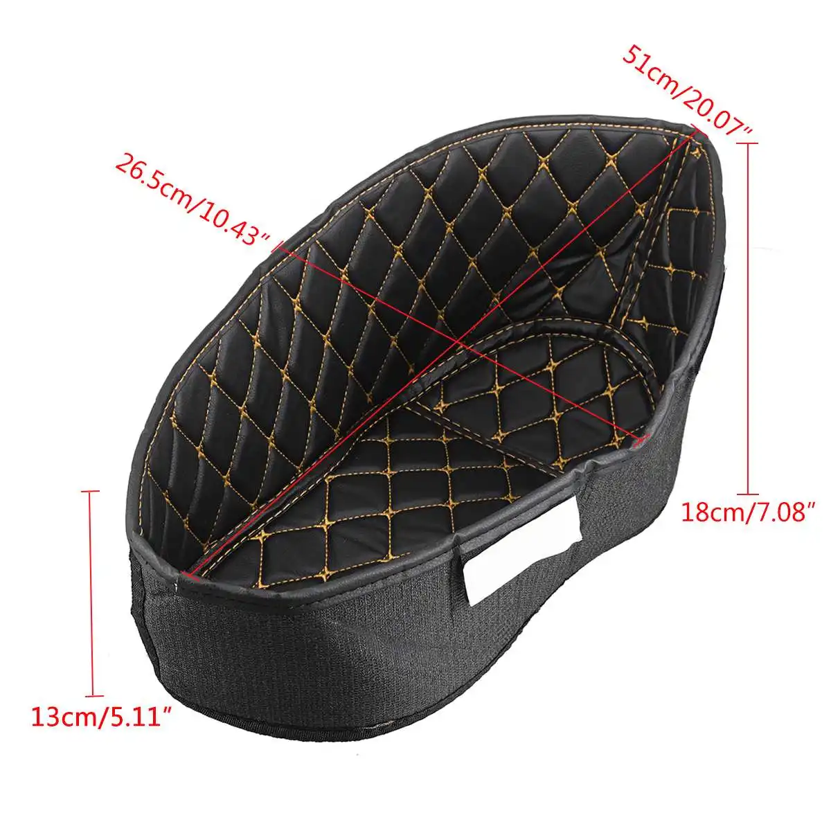 

Motorcycle Rear Trunk Cargo Liner Mat Protector For Piaggio Vespa GTS 300 PU Leather Seat Bucket Pad Protection Waterproof