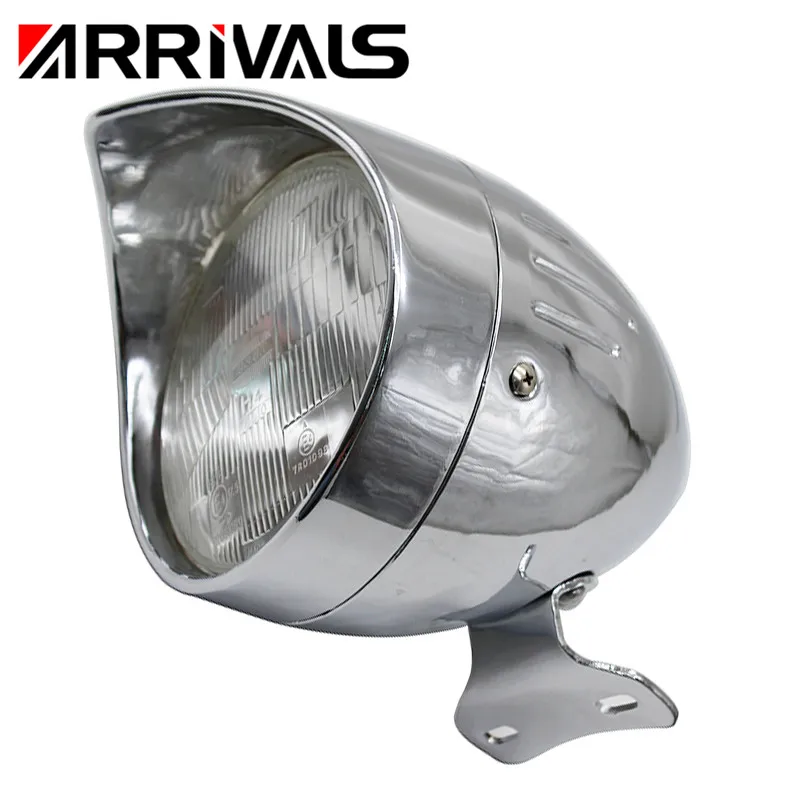 Хромированная фара для мотоцикла передняя в сборе Harley XL883 7 &quotМодифицированная| |