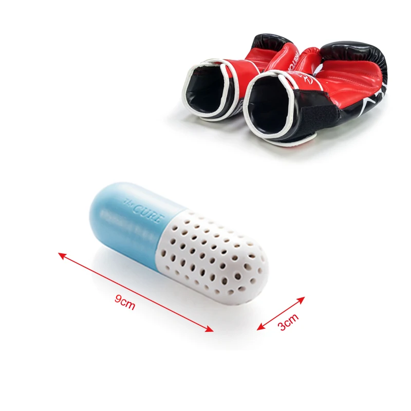 1 пара Боксёрские перчатки дезодорант дезодоранты капсулы Форма обувь