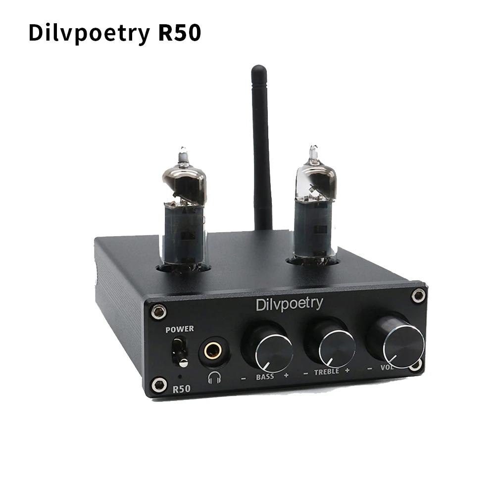 Hi Fi мини усилитель мощности dilvpoet R50 TPA3116D2 HiFi стерео для наушников Bluetooth 4 2 приемник