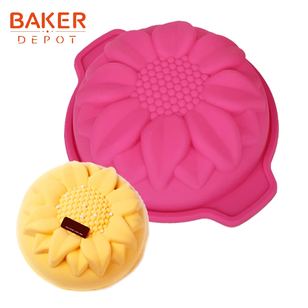 CDY-008 BAKER DEPOT силиконовые маленькие формы для торта Роза цветок пудинг бисквит мыло Плесень торт формы для выпечки инструмент для выпечки кондитерские формы DIY Валентина - Цвет: CDY-008