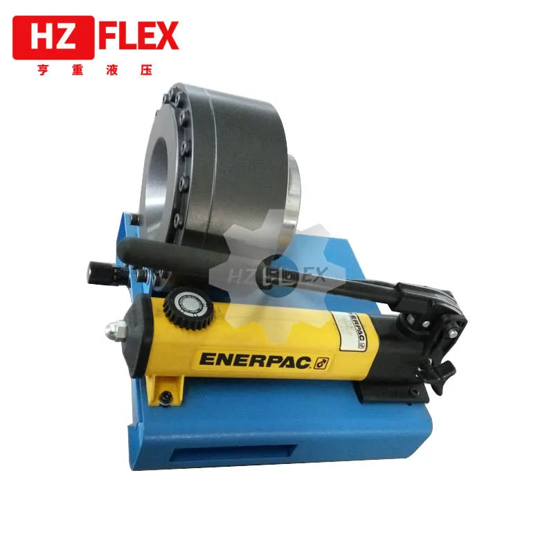 

By air door to door service P16HP 1 inch 2 wires hydraulic hose manual press hose tool with 7 sets of dies