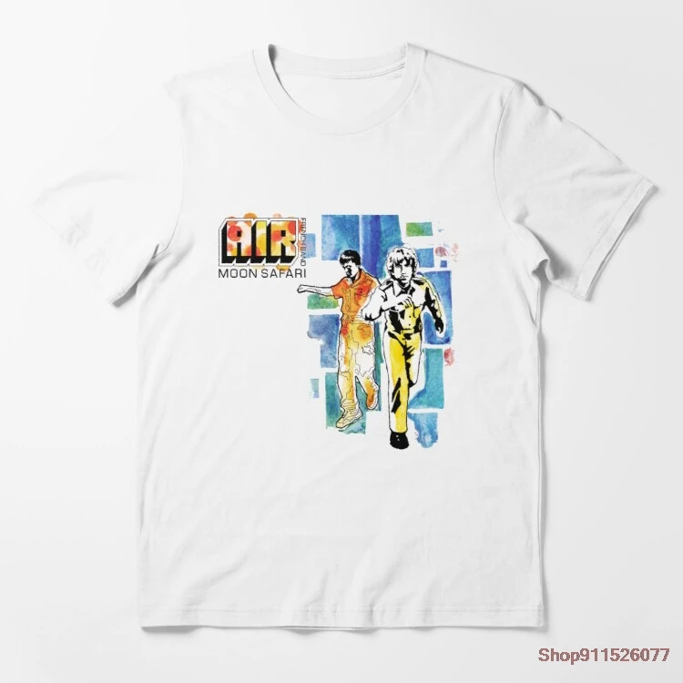 

Moon Safari Black Men's T-shirt Printed T-Shirt Pure Cotton Men Top Tee Print T Shirt O-Neck Short