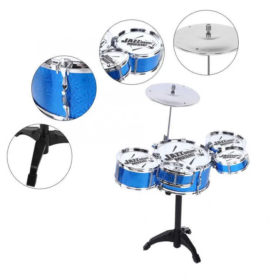 Набор детских барабанов для джазовых игр детский музыкальный развивающий набор