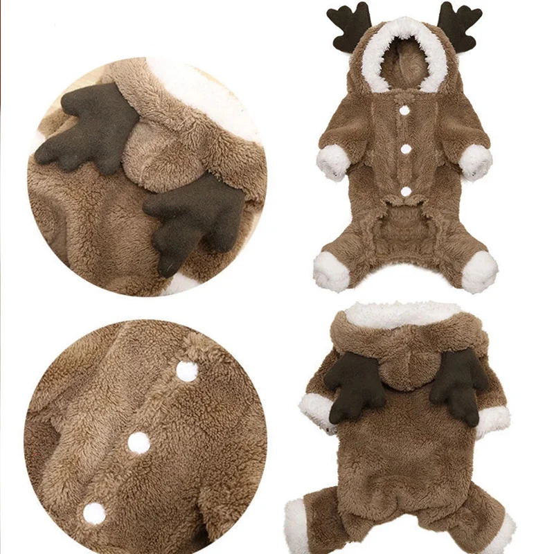 Рождественская Одежда для собак одежда домашних животных костюм из