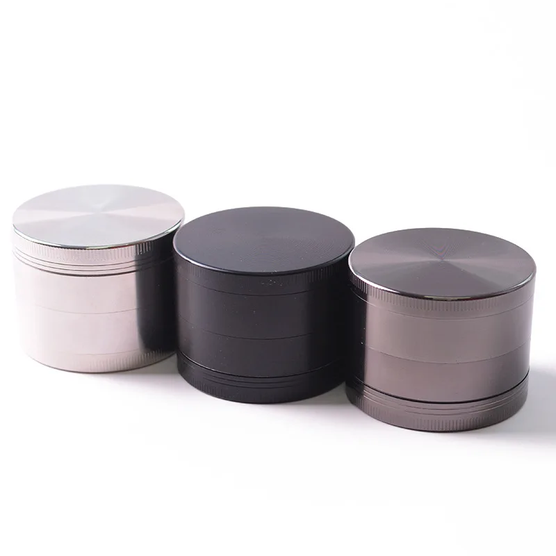 

2021 NEW 4-layer 40mm Zinc Alloy Metal Herb Crusher Grinder Spices Grinder Tobacco Leaf Crusher Smoke Muller Kitchen Tools