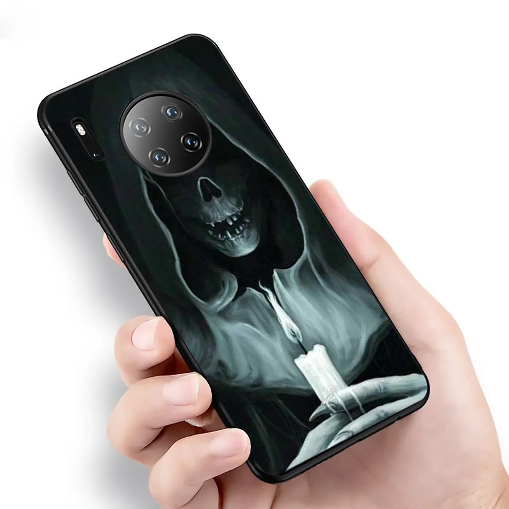 WEBBEDEPP мягкий чехол с черепом для Huawei Honor 6A 7A 7X 7C 8 8A 8X 8C 9 9A 9X 10X Y6P Note 10 20S Lite Pro |